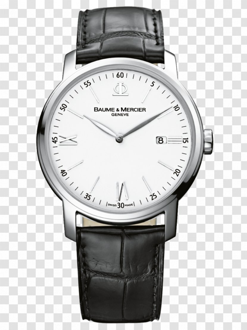 Baume Et Mercier & Men's Classima Jewellery Watch Swiss Made - Platinum Transparent PNG