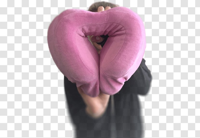 Pink M RTV - Holding A Pillow Transparent PNG
