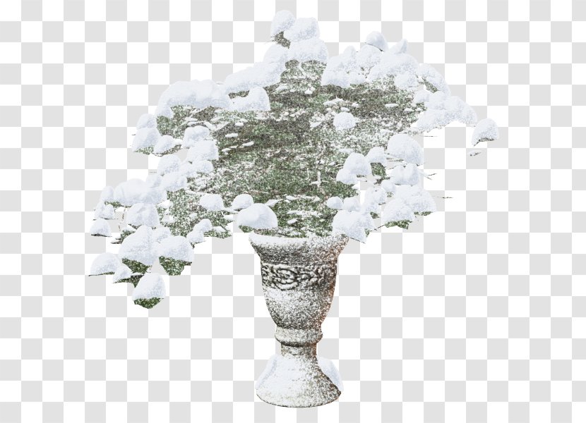 Tree Snow Bonsai Clip Art - Flowerpot - Creative Winter Transparent PNG