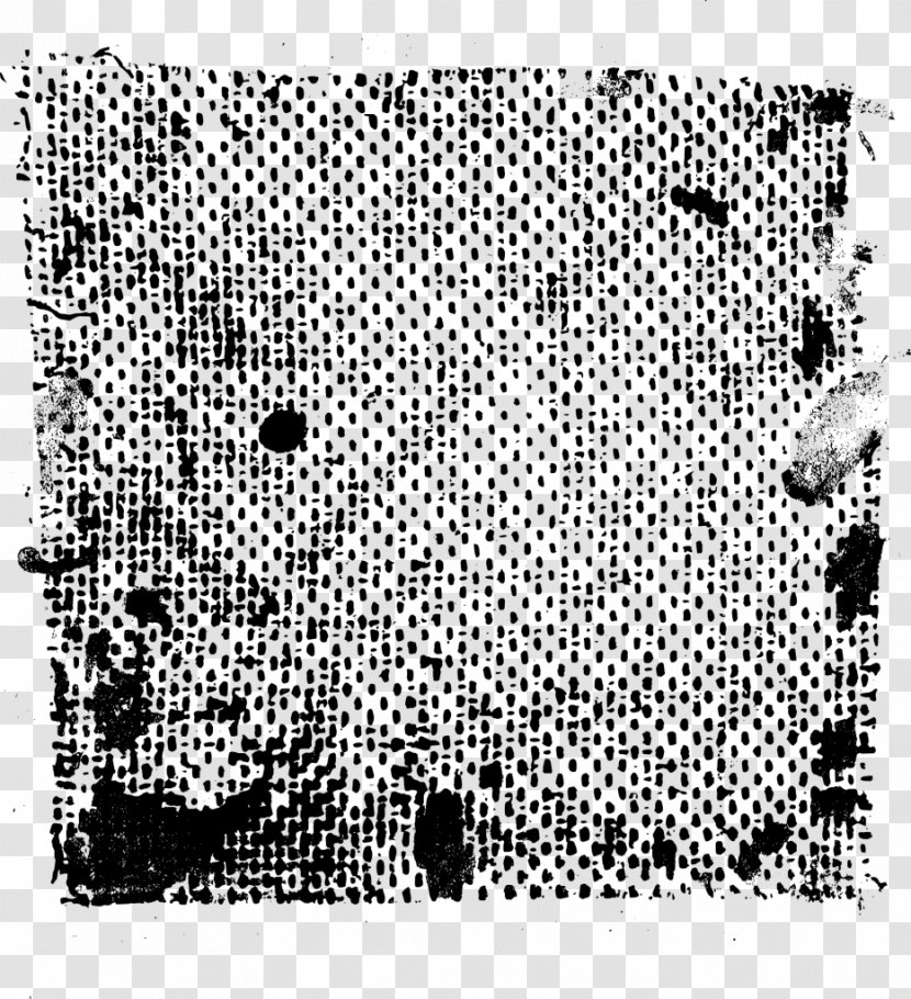 Grunge Texture Mapping - Monochrome Transparent PNG