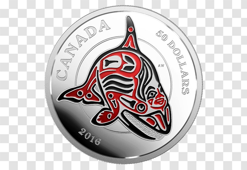 Silver Coin Haida People Royal Canadian Mint Gwaii Transparent PNG