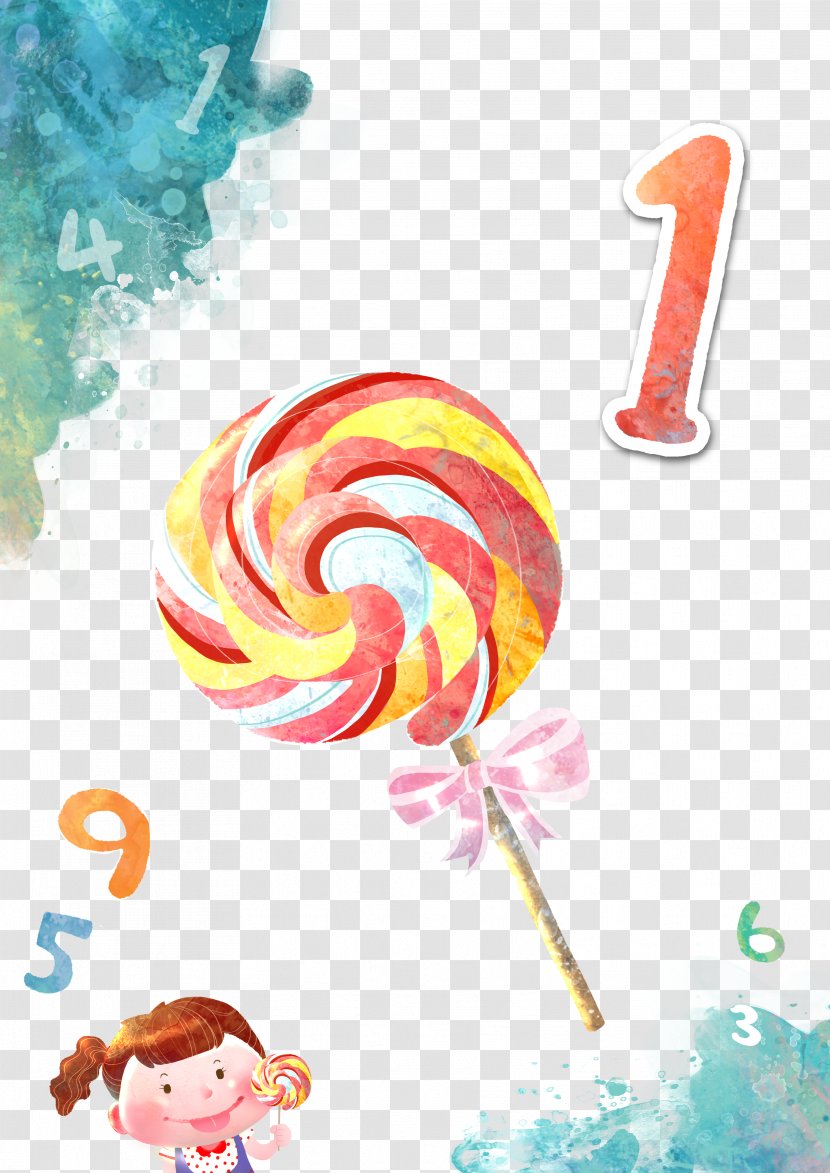 Lollipop Cartoon Illustration - Food - Sugar Transparent PNG