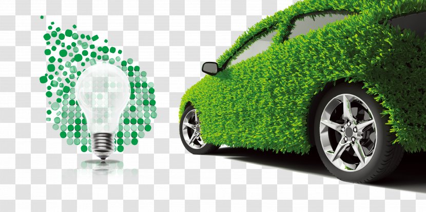 Electric Car Vehicle - Motor - Energy Efficient Grass Transparent PNG