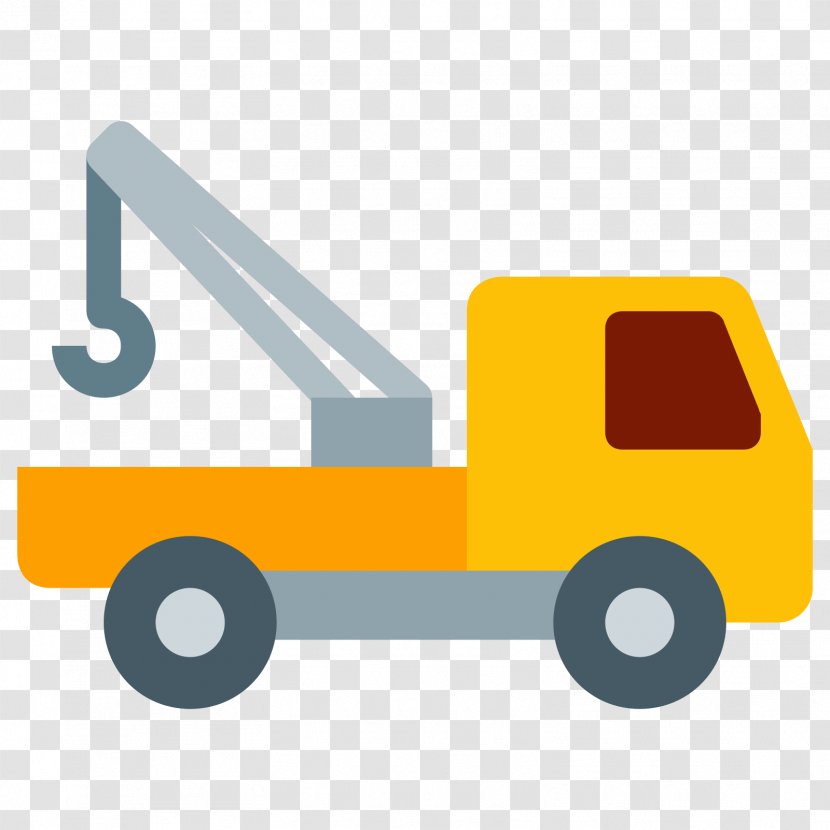 Vehicle Car Tow Truck Towing - Yellow - Hook Transparent PNG