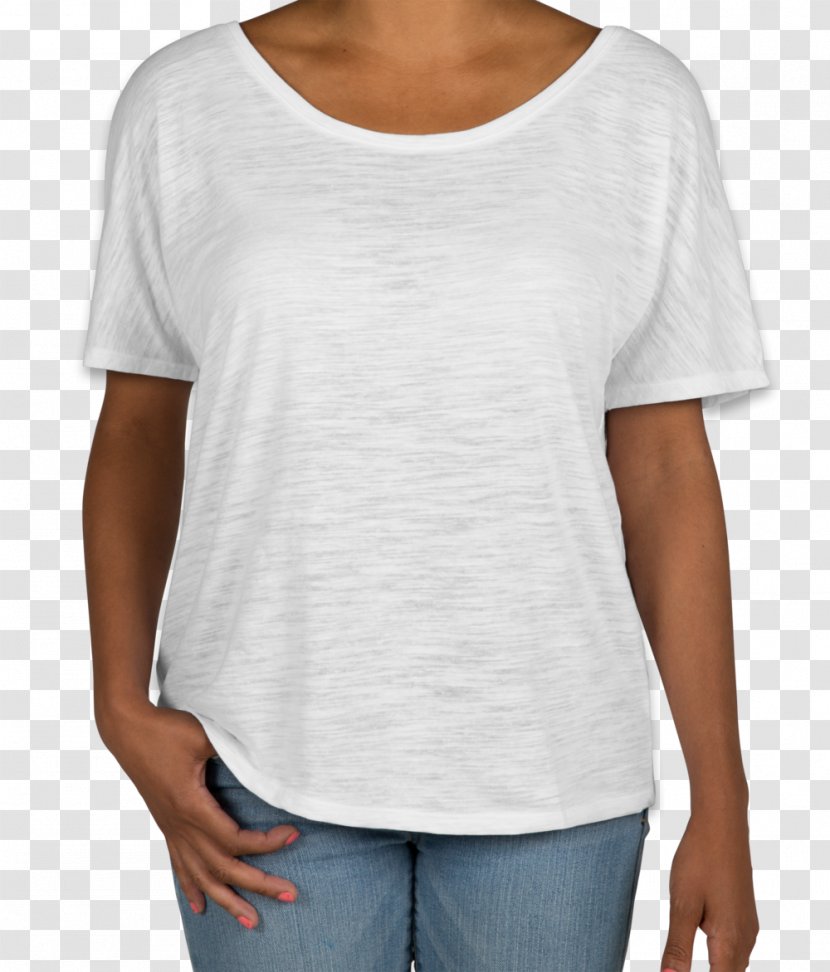 Long-sleeved T-shirt White - Neck - Tshirt Design Transparent PNG