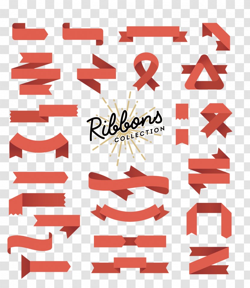 Ribbon Flat Design - Banner - Simple Transparent PNG