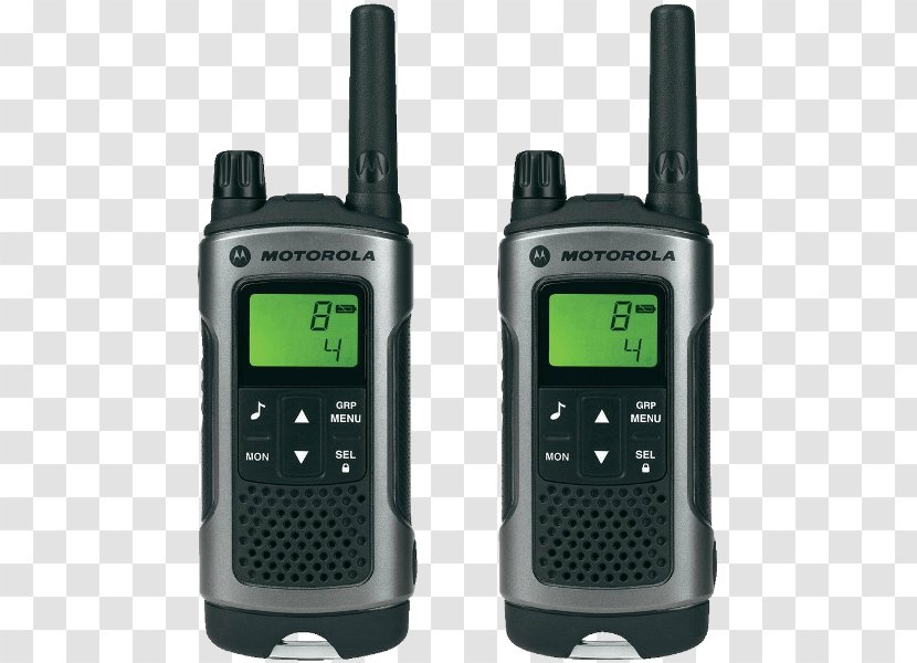 PMR446 Two-way Radio Motorola TLKR Walkie Talkie Solutions - Electronic Device Transparent PNG