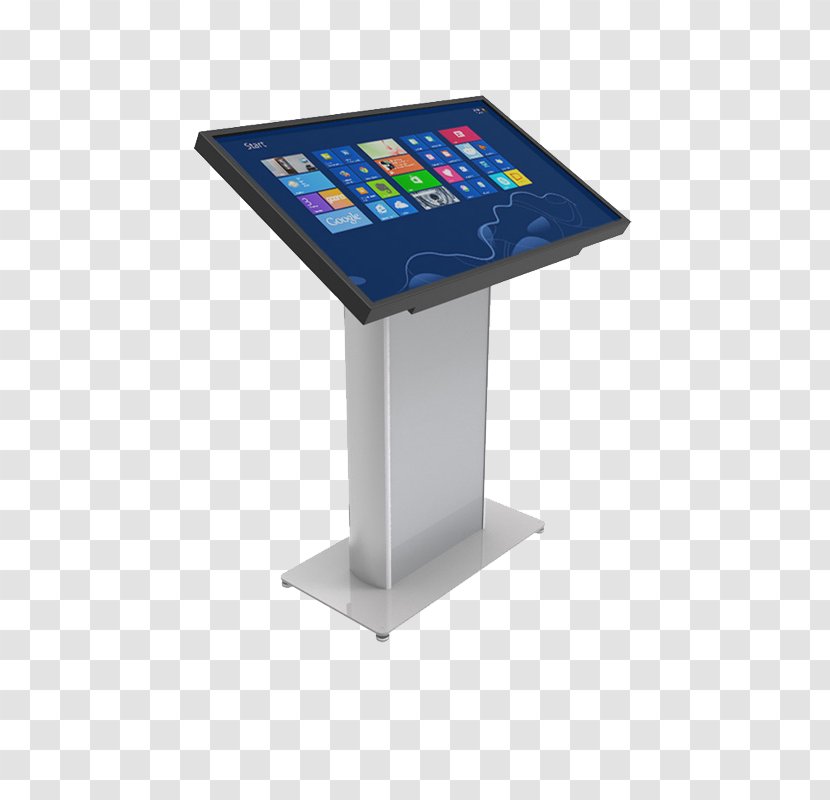 Table Interactive Kiosks Advertising Touchscreen - Touch Screen Transparent PNG