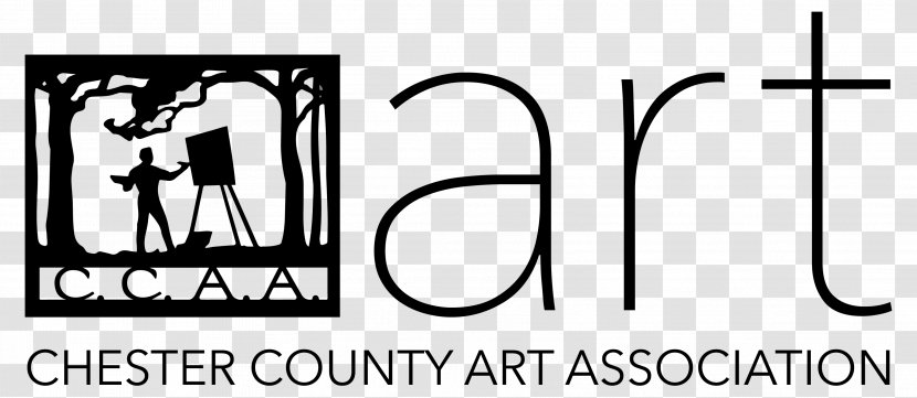 Chester County Art Association Logo NicMarie Design - Calligraphy - Hurricane Relief Transparent PNG