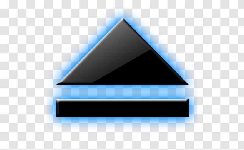 Desktop Wallpaper Download Button - Ico - Black Eject Icon Transparent PNG