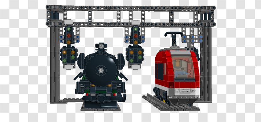 Lego Trains Hauptsignal Swiss Federal Railways - Railway Signal Transparent PNG