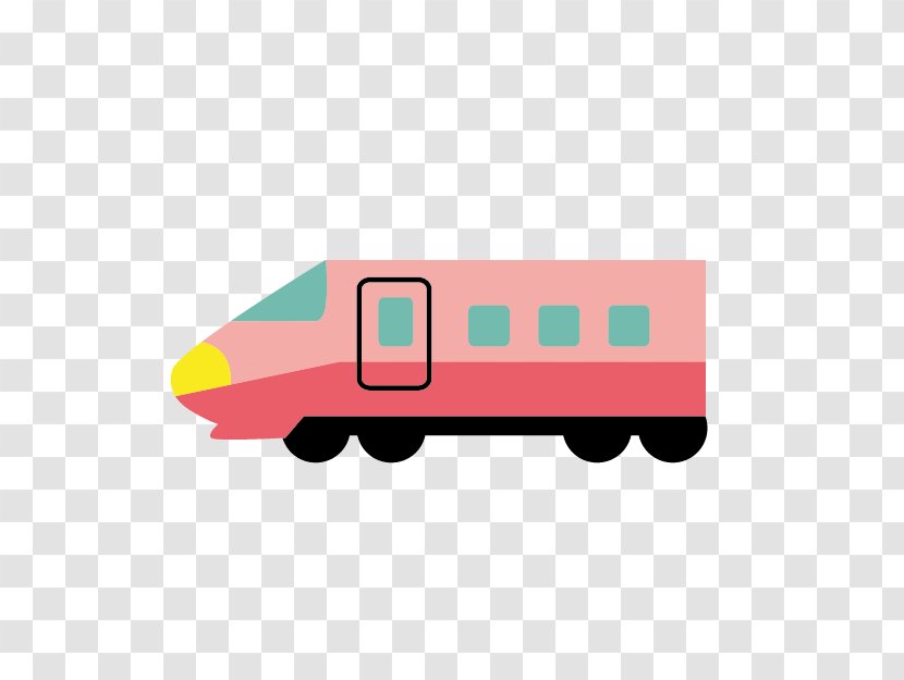 Train Mode Of Transport Clip Art - Red Transparent PNG