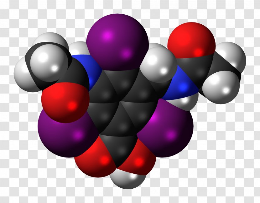 Space-filling Model Sphere Molecule BAPTA Chemical Nomenclature - Ethane - Iodine Symbol Transparent PNG