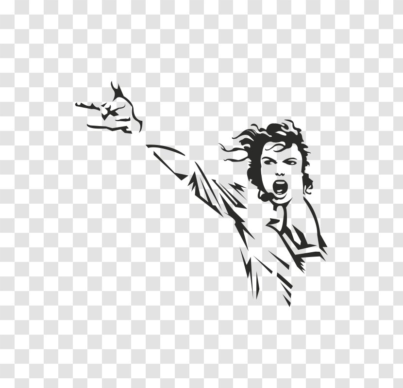 Drawing Wall Decal Sticker Sketch - Tree - Michael Jackson Black Or White Dance Transparent PNG