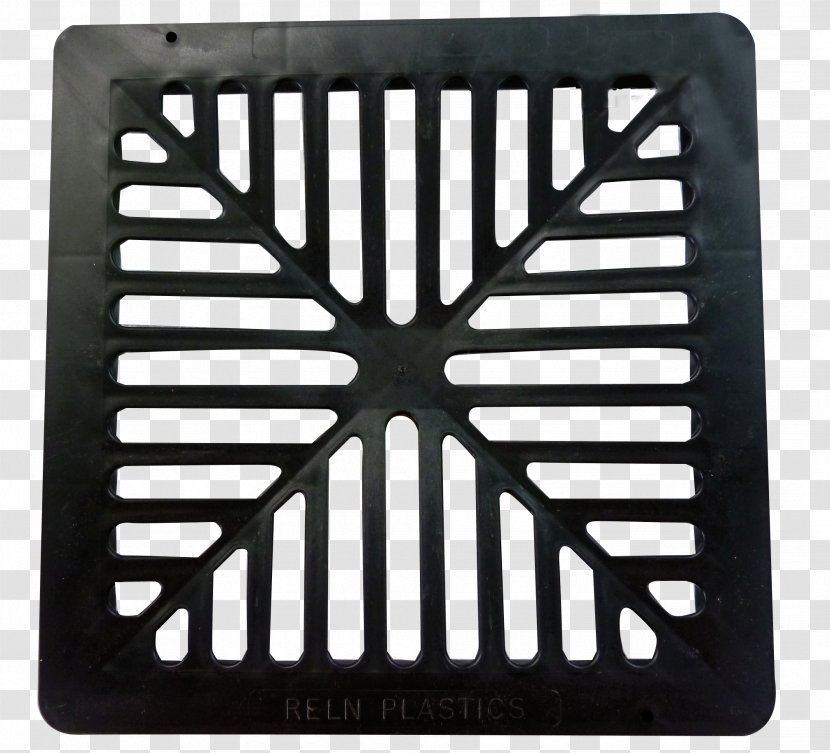 Storm Drain Grating Cover Cast Iron - Snowflake - Water Transparent PNG