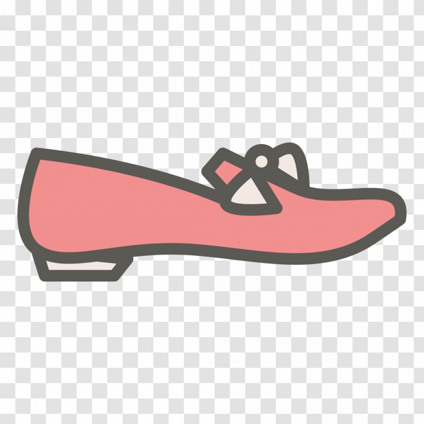 Clip Art Shoe Ballet Flat - Walking - Slippers Transparent PNG