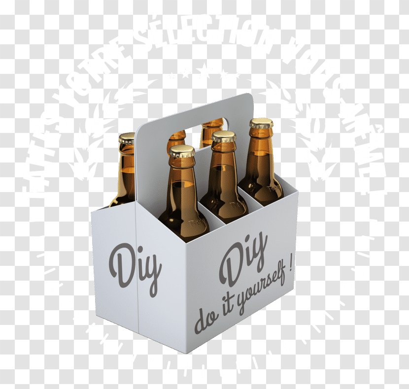Beer Bottle Drink - Drawing Transparent PNG