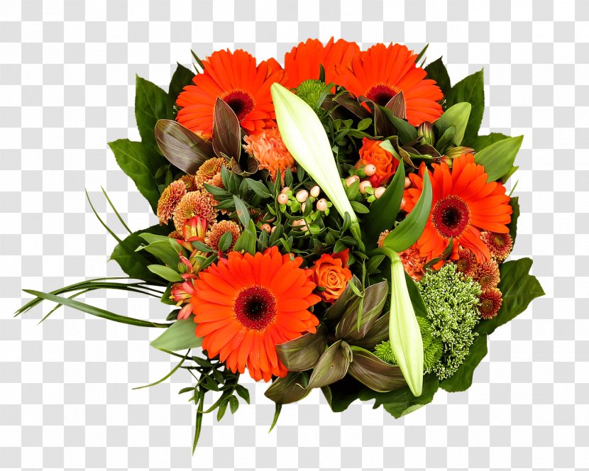 Flower Bouquet Cut Flowers Delivery Birthday - Sunflower Transparent PNG