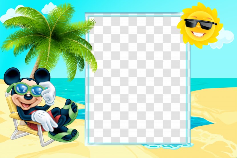 Mickey Mouse Minnie Picture Frames Clip Art - Screenshot - Summer Transparent PNG