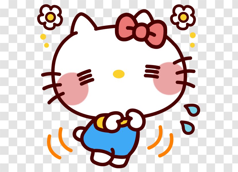 Hello Kitty My Melody Sticker Sanrio - Cartoon Demarcation Line Transparent PNG
