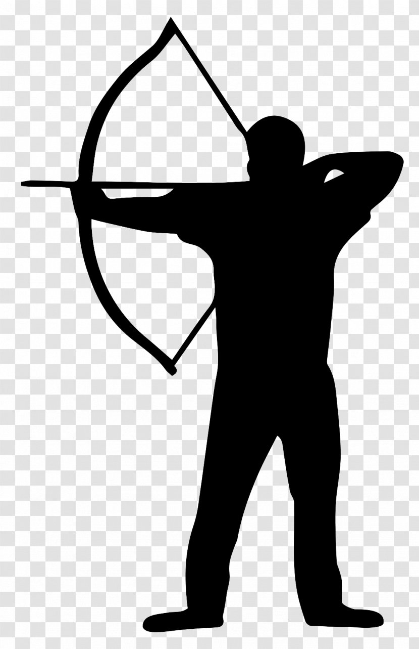 Archers De Brocéliande Archery Silhouette Bowyer Clip Art - Artwork Transparent PNG
