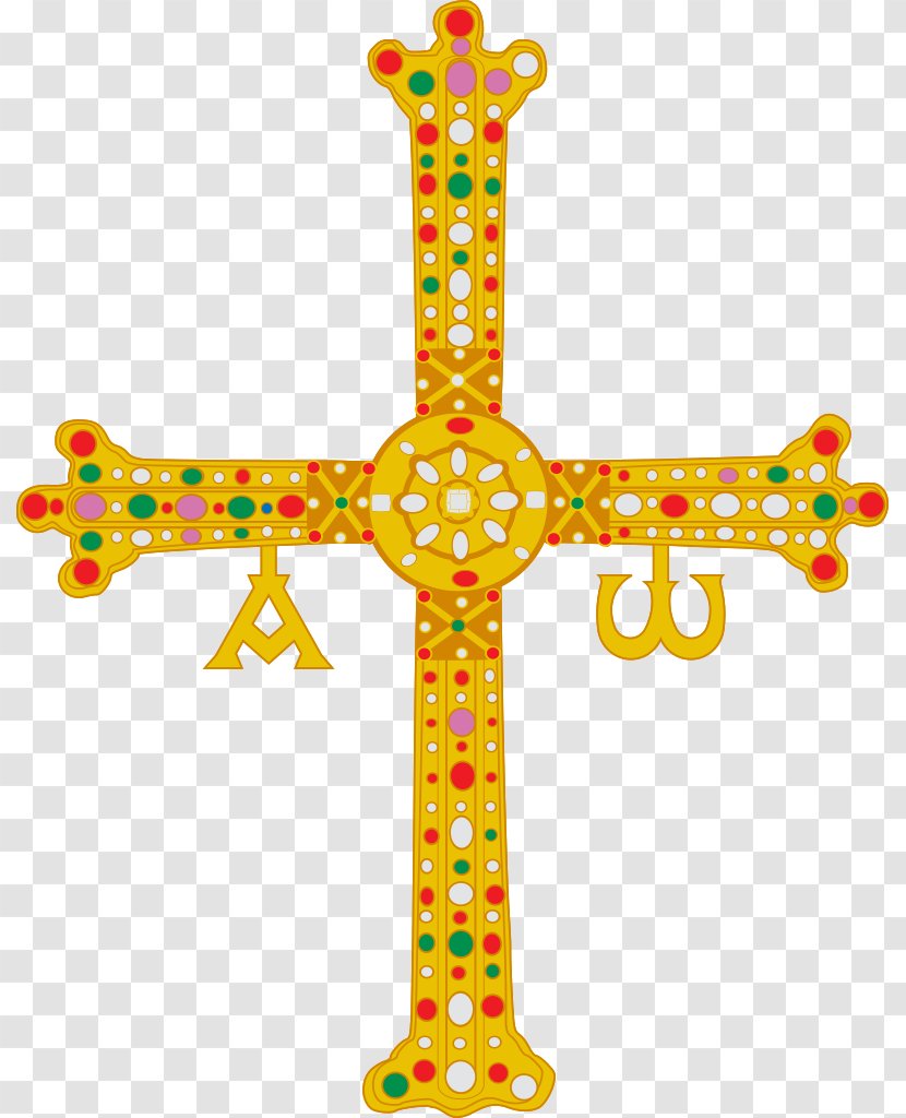 Oviedo Victory Cross Kingdom Of Asturias Asturian Architecture - Symbol - Cruz Transparent PNG