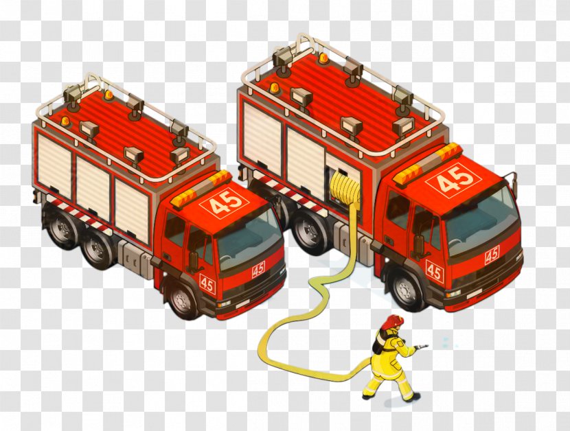 Fireman Cartoon - Snout - Toy Vehicle Transparent PNG