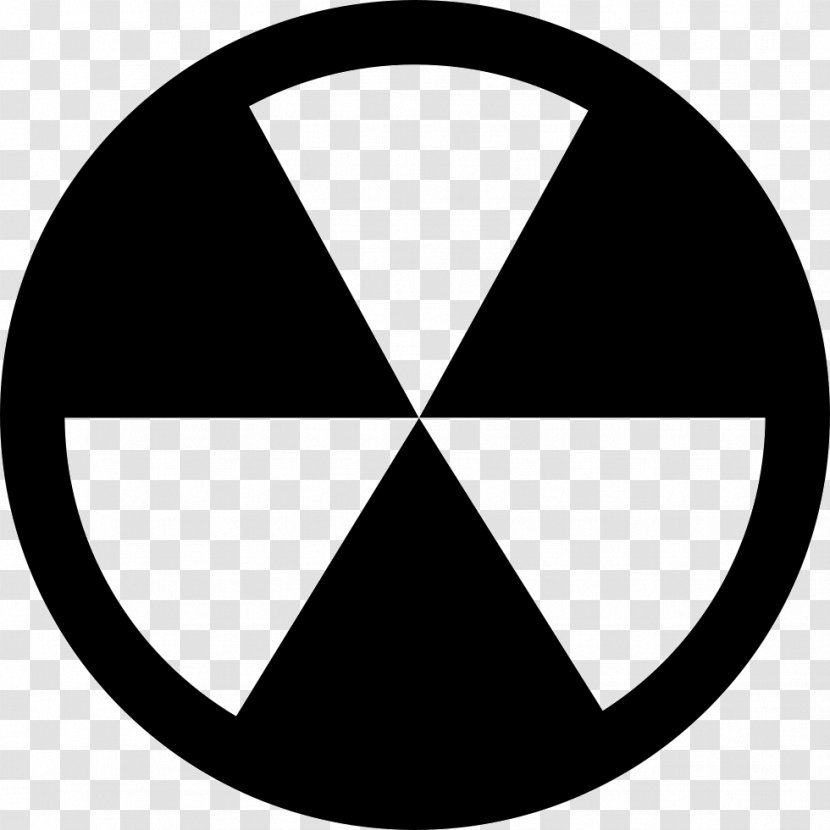 Radioactive Decay Radiation Symbol Nuclear Fallout Sign - Area Transparent PNG