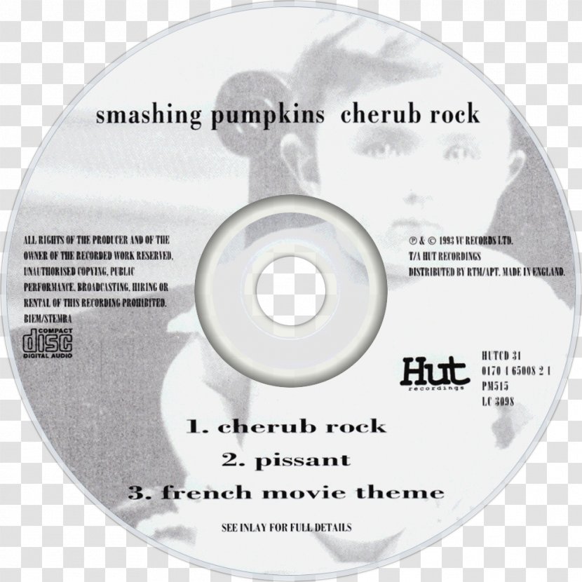 Compact Disc Gish The Smashing Pumpkins Cherub Rock Fan Art - Heart Transparent PNG