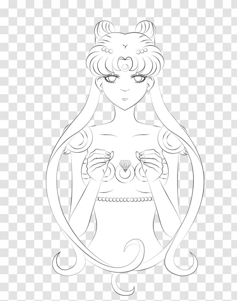 Thumb Sketch Illustration Visual Arts Line Art - Watercolor - Princess Lineart Transparent PNG