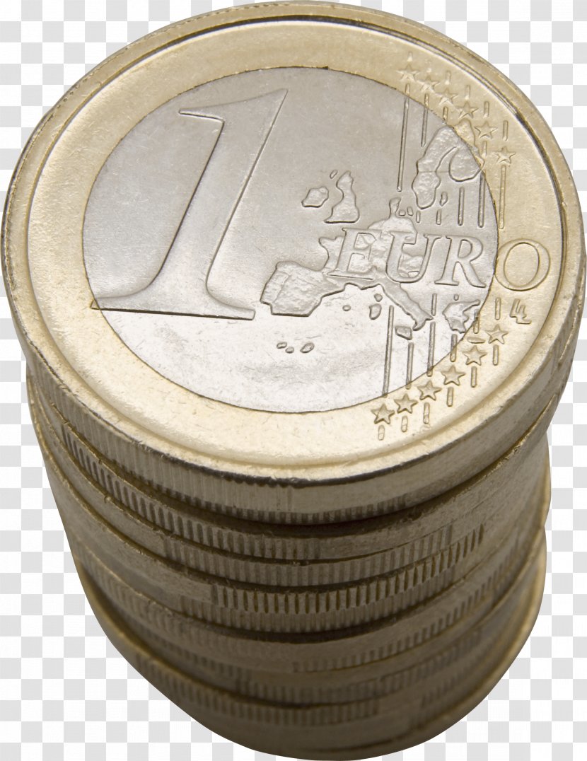 1 Euro Coin Coins 2 - Money Transparent PNG