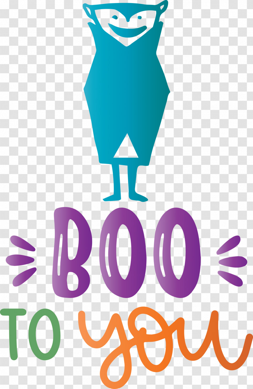 Boo Happy Halloween Transparent PNG