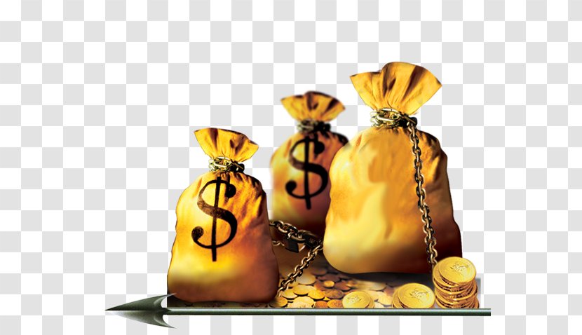 Money Bag Loan Gold - Unsecured Debt Transparent PNG