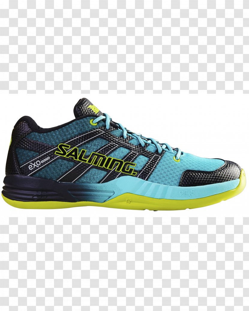 Court Shoe Squash Salming Sports ASICS - Electric Blue - Aqua Transparent PNG
