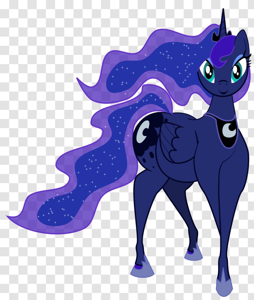 Pony Princess Luna Celestia Rarity Pinkie Pie - Horse - Rabbit On The Moon Transparent PNG