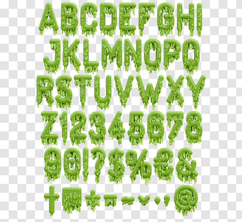Typeface Letter Typography Font Family - Slimer - Monster Transparent PNG