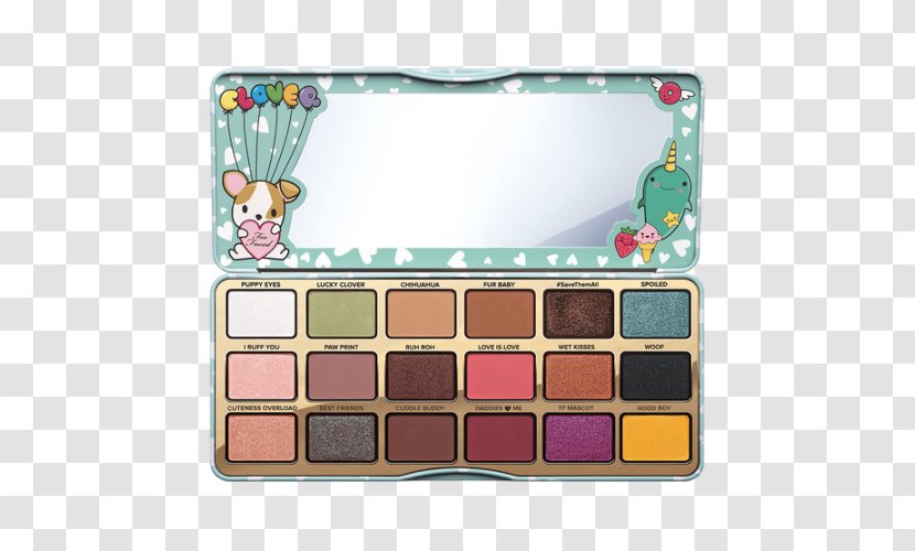 Too Faced Clover Eye Shadow Palette Cosmetics Viseart - New Beauty Transparent PNG