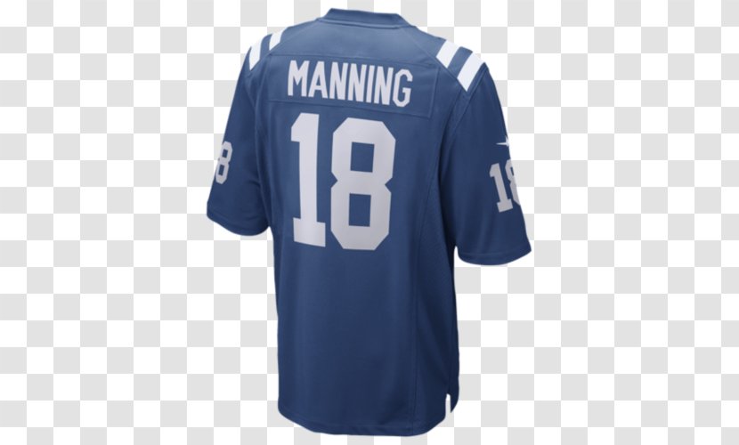 Sports Fan Jersey Indianapolis Colts American Football T-shirt - Nfl Fans Transparent PNG