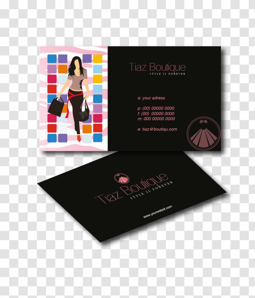 Business Cards Card Design Logo Graphic - Fashion Transparent PNG