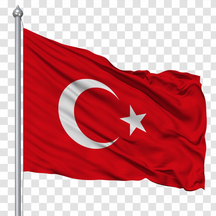 Flag Of Turkey Flagpole - Turk Transparent PNG