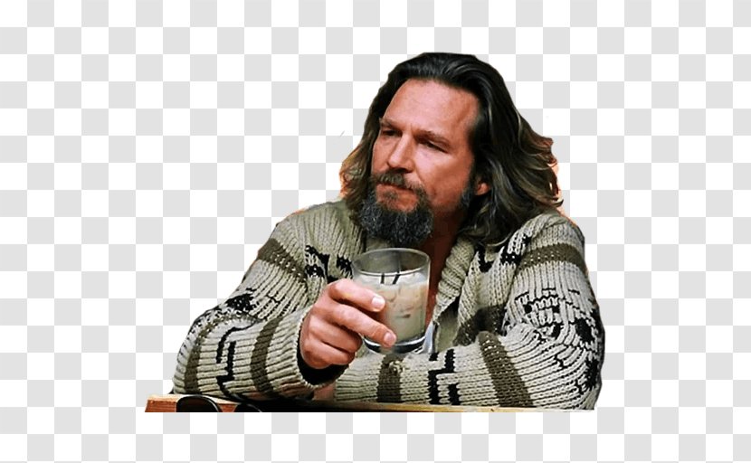 Jeff Bridges The Big Lebowski Dude White Russian - Alcohol Transparent PNG