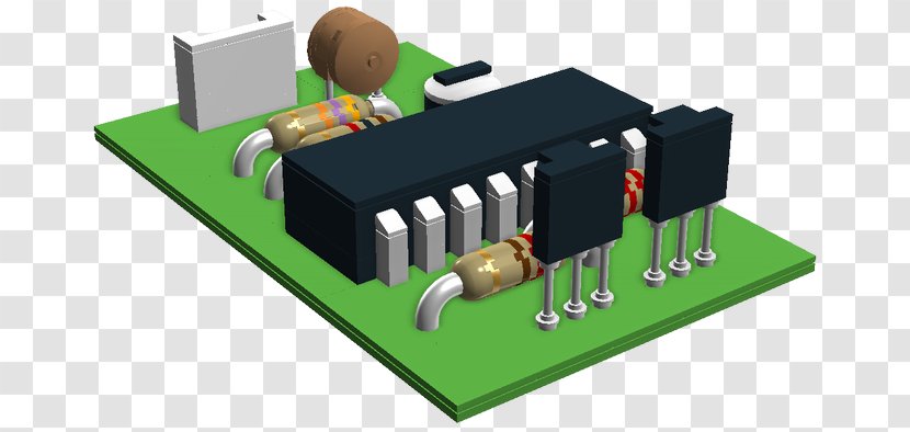 Electronic Component Electronics Circuit - Printed Board Transparent PNG