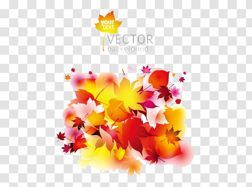 Stacked Maple Leaves - Autumn - Petal Transparent PNG