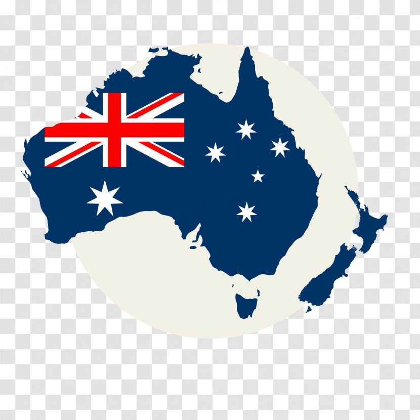 Flag Of Australia Map - New South Wales Transparent PNG