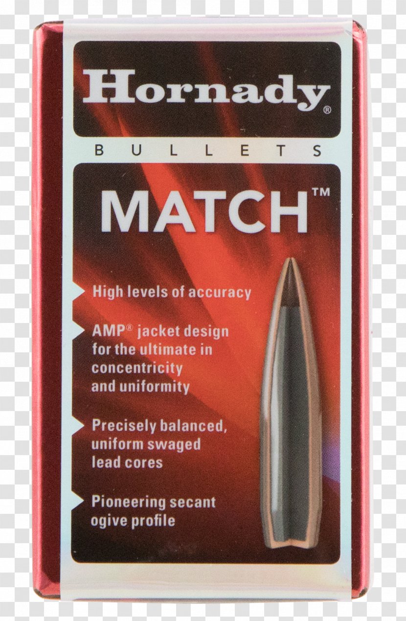 Bullet Hornady Ammunition Projectile Handloading - Watercolor Transparent PNG