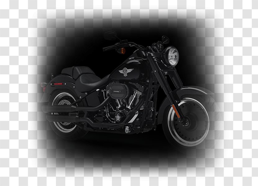 Harley-Davidson CVO Softail Motorcycle Street - Automotive Design - Dark Transparent PNG