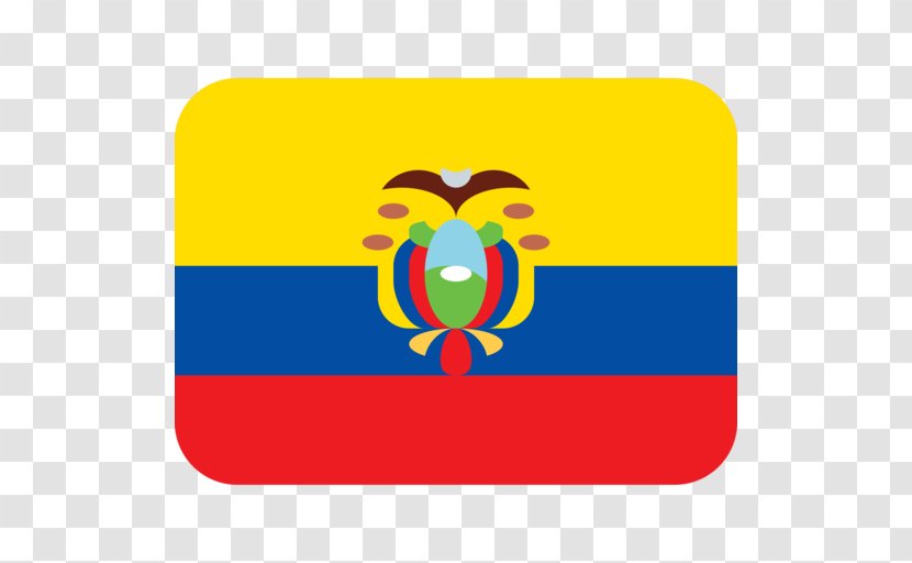 Flag Of Ecuador Emoji National - Logo - Equador Transparent PNG