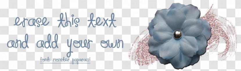 Birthday Text Ear Rubber Stamp Mail - Watercolor - Blue Dots Background Transparent PNG