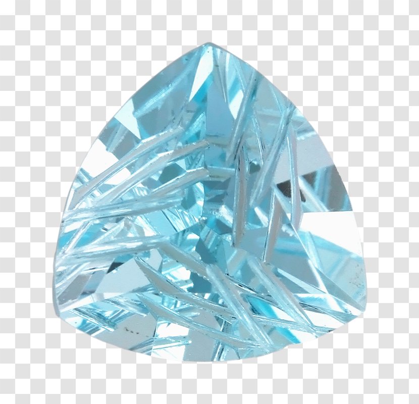 Gemstone Blue Crystal Topaz Cut Transparent PNG
