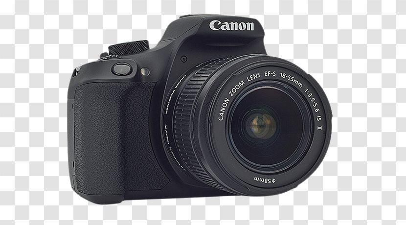 Canon EOS 1300D EF-S 18–55mm Lens 800D Mount EF - Photography - Camera Transparent PNG